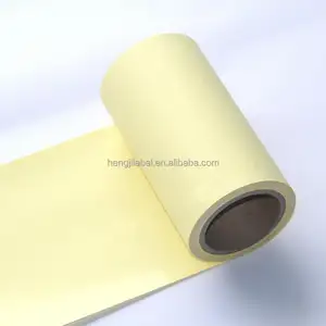 Per l'etichetta flessografia utilizzare carta di rilascio in silicone giallo un lato/doppi lati