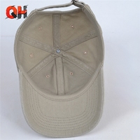 Casquette de baseball personnalisée en sergé uni, style vintage vieilli, réglable, en coton lavé, type Dad Hat
