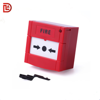 Réinitialisable Fire Call Point Alarm push panique bouton d'urgence briser le verre dans le système d'alarme domestique