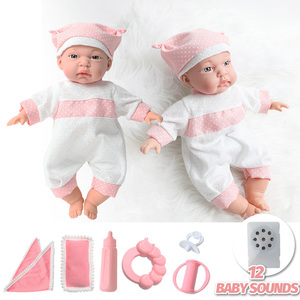 Bambola Reborn in Silicone in Vendita Nuovo Materiale Realistico Design Carino in PVC 12 Pollici Bambola di Moda in Plastica Prodotta in Fabbrica - Product Image 4