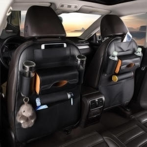 PU Leather Pure Color 0.9kg <strong>Car</strong> <strong>Seat</strong> Back <strong>Organiser</strong> - Product Image 6