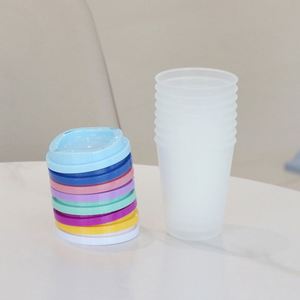 Vasos Portátiles de PP de 12 oz, Mate, para Cumpleaños, Bodas, Piscina, Fiestas, Café, Leche, Té, Bebidas Frías - Product Image 4
