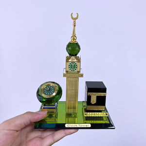 Cam Kabba Makkah saat kulesi İslami çerçeve kulesi hediyeler MH-LP0251 - Product Image 4