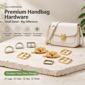 Herrajes Metálicos Personalizados de Fábrica para Bolsos, Cierre Giratorio de Aleación de Zinc, Anillo en D, Gancho de Seguridad, con Estándares RoHS y REACH, OEM - Product Image 1