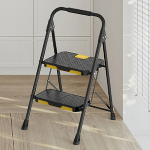 <span class=keywords><strong>Escalera</strong></span> <span class=keywords><strong>de</strong></span> Acero <span class=keywords><strong>de</strong></span> Tubo Redondo <span class=keywords><strong>de</strong></span> Alta Resistencia para el Mercado Estadounidense, Diseño Nuevo, 800 LB, Extra Ancha, con Peldaños <span class=keywords><strong>de</strong></span> Plástico Duradero - Product Image 2