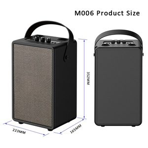 M006 M007 Enceinte Bluetooth Portable en Bois Style Vintage Caixa De Som Stéréo Haute Puissance avec Bluetooth pour Téléphone et Ordinateur Portable - Product Image 4