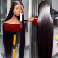 Wig Rambut Asli 13X6 Raw HD Full Lace Frontal, Wig Rambut Asli Vietnam Lace Front, Wig Rambut Asli Brasil 100% Tanpa Lem, Vendor Wig Rambut Asli