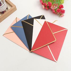 Retro Color Hot Stamping Foil Gold Paper Business Invitation <b>Envelope</b> Wedding <b>Envelope</b> Packaging - Product Image 4