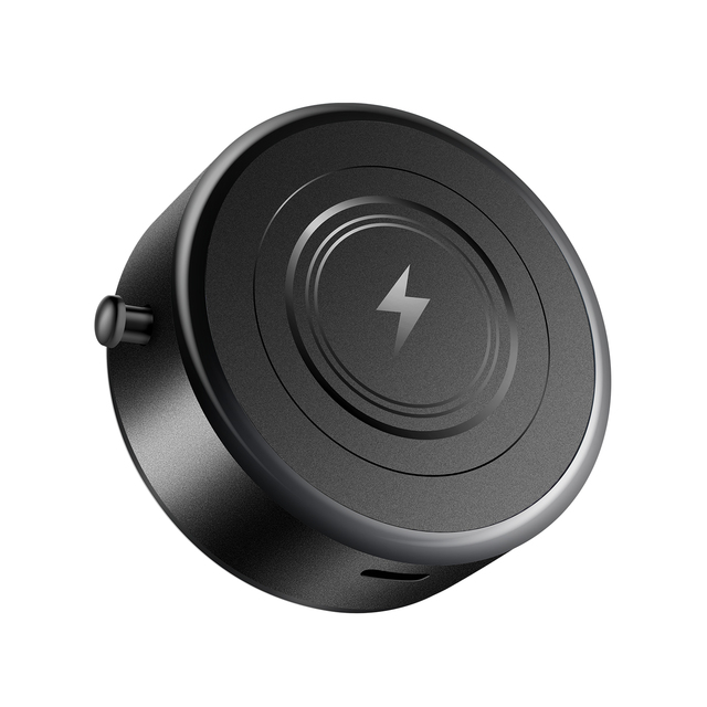 2025 Magnetic Wireless Fast Car Charger OEM LOGO for Dual 15W Mobile Phone Inductive Charger Station