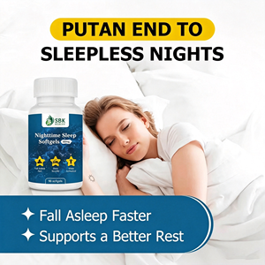 Suplemento Dietético en Cápsulas Blandas para Dormir por la Noche, Marca Personalizada OEM, Mejora la Calidad del Sueño y Promueve el Sistema Inmunológico para Adultos - Product Image 4