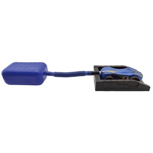 Yeni varış pedalı hava fırlatma raramp rampa ve bitiş hattı ile plastik oyuncak araba başlatıcısı eğitim açık oyun seti - Product Image 3