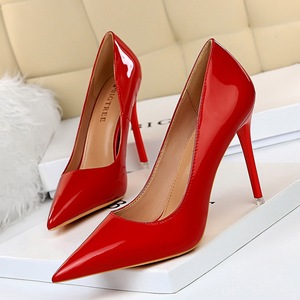 Escarpins Femme Grande Taille 43, 10.5CM/7.5CM, Formels, Tendance, Réfléchissants, Bout Pointu, Nude, à Talons Hauts, pour Dropshipping - Product Image 4