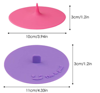 YDS vente en gros, couvre-tasse en Silicone 100% sans BPA, couvercle de boisson en Silicone, couvercles d'aspiration