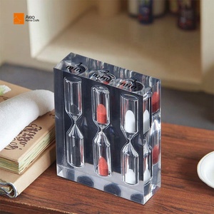 Nhà Máy Trực Tiếp 3-Trong-1 Nhựa Thủy Tinh Trà Cát Hẹn Giờ 1 <span class=keywords><strong>2</strong></span> 3 5 <span class=keywords><strong>Min</strong></span> Hourglasses Với Logo Cho Thời Gian Và Kỷ Niệm Trang Trí Quà Tặng - Product Image 1
