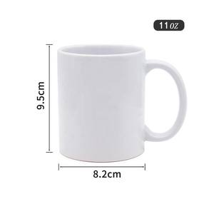 Taza Blanca Lisa para Sublimación en Oferta, Taza de Cerámica Blanca de 11 oz, Dimensiones Personalizables, Tazas de Café con Logotipo - Product Image 2