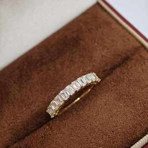 Anillo de Boda de Platino PT900 con Diamante Cultivado en Laboratorio de Corte Ovalado, Engaste de Puntas, para Unisex/Hombres/Mujeres, Uso Diario, Estilo Minimalista, Joyería UM - Product Image 6