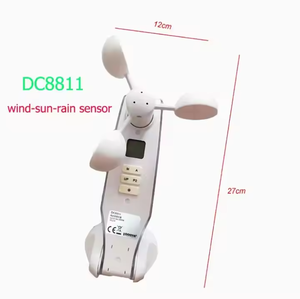 Automatico retrattile DC8811 elettrico <span class=keywords><strong>sole</strong></span> pioggia sensore del vento tenda per ufficio e casa 433MHz sensore Patio Wireless solare - Product Image 4