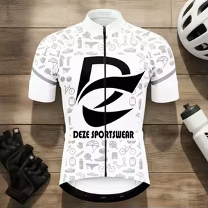 Jersey de Ciclismo para Hombre, de Manga Corta, Transpirable, Resistente al Viento, con Estampado por Sublimación Multicolor, al Mejor Precio - Product Image 5