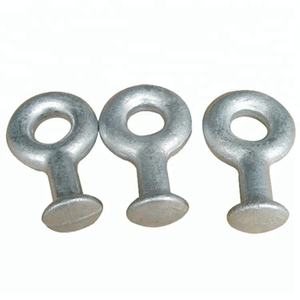 Prix d'usine, œillets à billes de type QH, accessoire de câble électrique en acier galvanisé, œillets à billes, œillets à douille - Product Image 1
