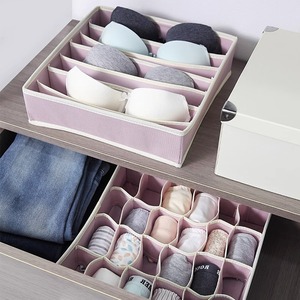 Organizador de ropa, caja de almacenamiento rectangular plegable para calcetines, sujetadores, ropa interior, organización del armario del hogar - Product Image 2