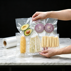 Reusable Embossed Vacuum Seal Packaging Bags for Food Meat Seafood Storage and Sous Vide Cooking Food Grade Factory Direct - Product Image 1