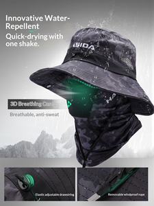 Chapeau Bob HISTAR Hiver Pêche Protection Solaire Large Bord Imperméable Séchage Rapide Multifonction <span class=keywords><strong>Leurre</strong></span> Extérieur - Product Image 4