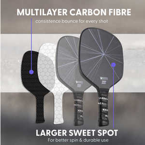 Pagaie de Pickleball Sweet Spot de marque Kasaca en fibre de carbone Pagaies de Pickleball personnalisées - Product Image 2