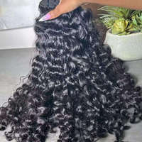 Extensions de cheveux humains bruts vietnamiens en gros, alignés aux cuticules, bouclés style birman, crépus