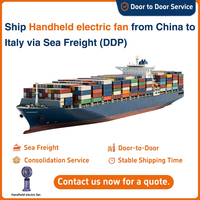 Achat en gros de ventilateurs portatifs auprès d'un agent maritime chinois pour l'Italie, service DDP porte-à-porte, agent logistique fiable et abordable