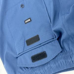 กางเกงวิ่งขาสั้นสำหรับผู้ชายกางเกงเดินชายหาดสีพื้นแห้งเร็วสีพื้นผ้ายืดดีลำลองสำหรับใส่วิ่งโลโก้ได้ตามต้องการ - Product Image 4