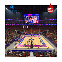 Écran LED de score sportif haute luminosité 960x960mm, étanche, pour terrain de basket-ball extérieur, IP65, 10mm pour le sport