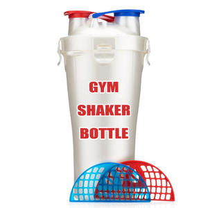 <span class=keywords><strong>Shaker</strong></span> à protéines double ouverture, personnalisable en gros, sans BPA, 1000 ml, bouteille d'eau et <span class=keywords><strong>shaker</strong></span> de sport avec infuseur en maille - Product Image 1
