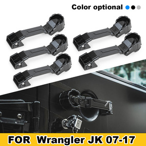 Manijas Exteriores para Puertas Wrangler JK 07-17, Aleación de Aluminio, Paquete de 5 Piezas, Color Negro, Fácil Instalación - Product Image 2
