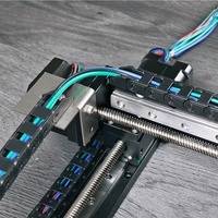 UMOT Sistema de Posicionamiento Lineal Mini de 30 mm CC/CA Etapa XYZ Mesa CNC de 50-400 mm Husillo de Bolas Guía de Riel Lineal Robot de Pórtico Multieje