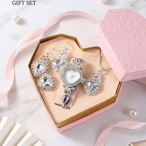 Scatola Regalo Personalizzata all'Ingrosso a Forma di Cuore con Gemme Multicolore per Orologi e Gioielli, Regali per Fidanzate, Regali per le Feste, Regali di San Valentino - Product Image 2
