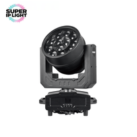 Écran TFT 540 ° Pan 270 ° Projecteur LED mobile RVBW 40W à 65536 niveaux de gradation, 12 pièces, pour scène, DJ, discothèque