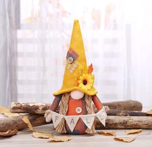 秋のギフトホームプレゼントメープルゴンク秋の感謝祭ナッツノーム装飾感謝祭の装飾 - Product Image 3