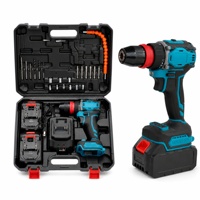Perceuse-visseuse à percussion sans fil 21V à moteur sans balais, kit professionnel de qualité industrielle, batterie au lithium OEM, outil électrique