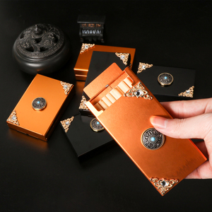 Futeng 2025 – Coffret de luxe carré portable en métal et acier de 20 pièces pour accessoires de fumeur, impression de logo personnalisée, OEM - Product Image 1