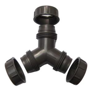 Conector en T de Ingeniería para Tubería de Drenaje de Lavadora Doble Tipo Y, para Lavabo, Tuerca, Mangueras de Fontanería de Baño - Product Image 5