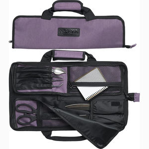 Free sample Knife <b>Tool</b> <b>Bag</b>,Portable 10 Slots Chef Knife case with 1 Zipper Pockets,Heavy Duty Knives <b>Roll</b> <b>Bags</b> - Product Image 4