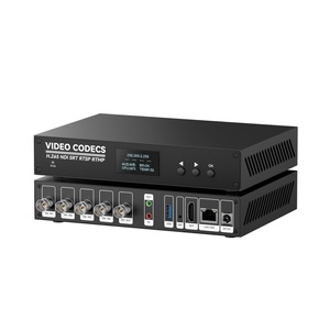 ตัวเข้ารหัส/ถอดรหัสวิดีโอ NDI RTMP 1080P60 แบบ 4 ช่องสัญญาณ สำหรับการถ่ายทอดสดบน YouTube, Facebook และ Twitch - Product Image 1