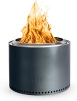 Pour foyer extérieur moderne sans fumée Bonfire 19,5 pouces avec bac à cendres amovible |   Cheminée portable légère à bois pour l'extérieur
