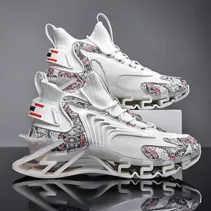 Zapatos新しいスタイリッシュな2022メンズクッショントレーナー通気性フィットネスウォーキングスタイルシューズ