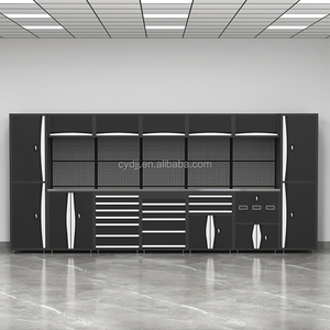 CYD Heavy Duty Metal Cabinet Lockable <strong>Drawers</strong> Adjustable Legs Large Load Capacity Garage Storage System Workstation <strong>Tool</strong> Cabinet - Product Image 6
