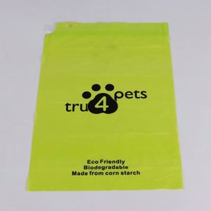 Customizable Plastic Poo Bags 100% Natural Biodegradable Pet Waste Roll Easy Tear-Off Friendly Dog Poop Bag - Product Image 5