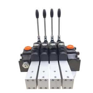 Válvula de Control Direccional Seccional Hidráulica Neumática Manual de 4 Secciones, 140L/min |   350 Bar de Doble Acción, OEM Directo de Fábrica - Product Image 4