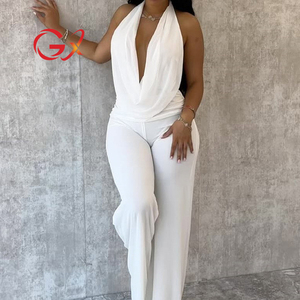 Bộ đồ nữ thời trang hè GX9541, phong cách đường phố, áo hai dây không tay, lưng trần và quần, bộ 2 món - Product Image 1