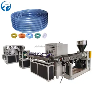 Pvc granüller Pvc bahçe boru Fiber hortum üretim hattı üç kat Pvc hortum üretim makinesi