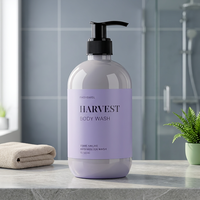SHELL GINGER STORIES OEM ODM Lotion corporelle rafraîchissante aux herbes et au bois de santal, nettoyant corporel infusé pour femmes, certifié ISO, pour tous types de peau